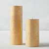 Shimmer Beaded Pillar Candle - Champagne -decoration 221657861 73883.1690297821.386.513