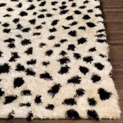 Avery Rug - Black/Ivory