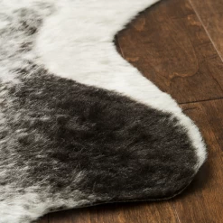 Ayi Faux Cowhide Rug - Charcoal -decoration webimage 044870870 DTL