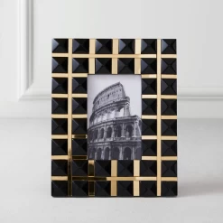 Glam Check Frame - Black