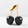 Gold/Black Oversized Cherries -decoration webimage 160413358
