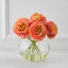 Ranunculus In Glass - Sunset -decoration webimage 168102844 jpg