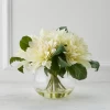 Dahlia In Glass - White -decoration webimage 168122097 jpg