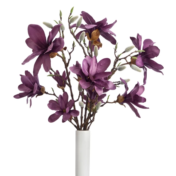 Faux Magnolia Spray - Set Of 3 3 Faux Magnolia Spray - Set Of 3