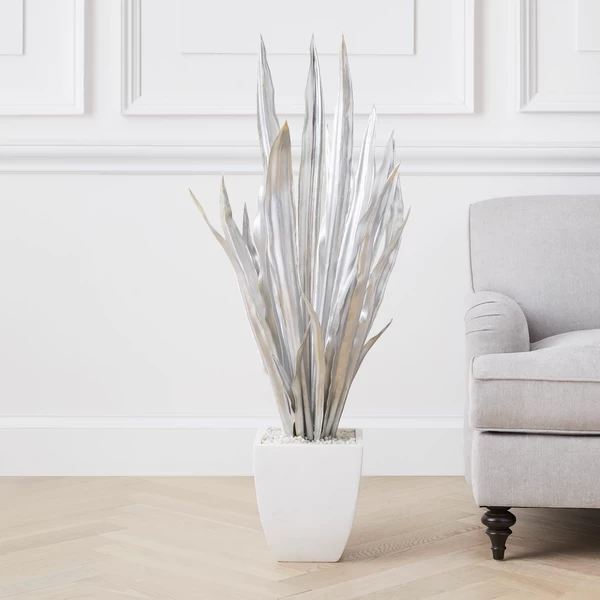 Faux Potted Sansevieria 4 Faux Potted Sansevieria - Image 2