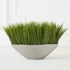 Faux Grass In Silver Pot 1 Faux Grass In Silver Pot -decoration webimage 207540972