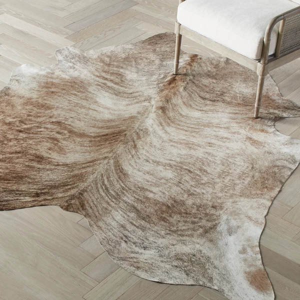 Augusto Hair On Cowhide Rug - Light Brown 3 Augusto Hair On Cowhide Rug - Light Brown