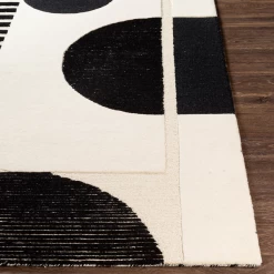 Ellery Rug - Black/Ivory -decoration webimage 620037367 1 jpg