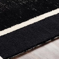 Ellery Rug - Black/Ivory -decoration webimage 620037367 5 jpg