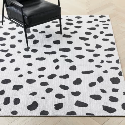 Nahla Rug - White/Black