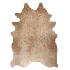 Metallic Faux Cowhide Rug - Tan -decoration webimage 620179083 jpg