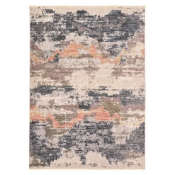 Perry Rug - Blue/Blush