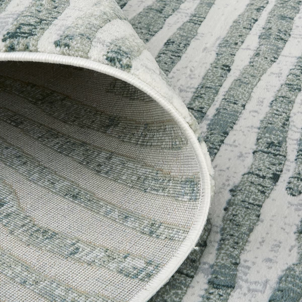 Samantha Rug - Aqua/Grey 4 Samantha Rug - Aqua/Grey - Image 2