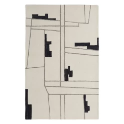 Maggie Rug - Ivory/Black