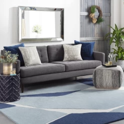 Tranquil Rug - Navy/Grey -decoration webimage 620718897 RV