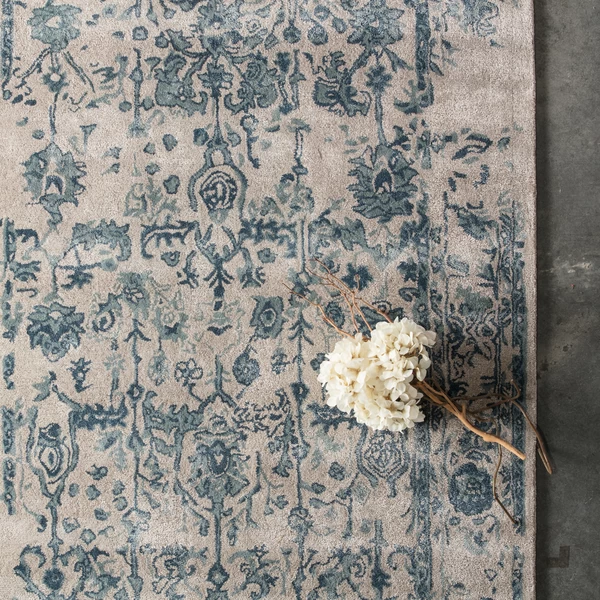 Cinderella Rug - Grey/Blue 5 Cinderella Rug - Grey/Blue - Image 3