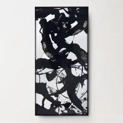 Mantra Art On Floor Mirror