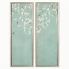 White Blossoms - Set Of 2