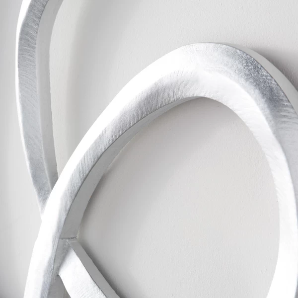 Infinity 2 Wall Decor - Silver 4 Infinity 2 Wall Decor - Silver - Image 2